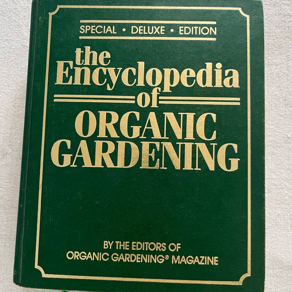 Vintage 1978 Encyclopedia of Organic Gardening Deluxe Edition Hardcover
